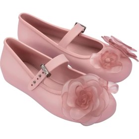 Resim Mini Melissa Soft Ballerina Studs Petals Kız Çocuk Babet Pembe 37822 