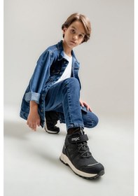 Resim Mnpc Erkek Çocuk Siyah Su Geçirmez Anatomik Günlük Bot 25k5b110162 Siyah 