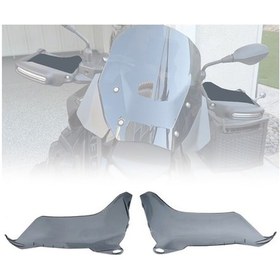 Resim R1300gs 2023-2024 İçin Abs Malzeme Motorcycle Eldiven Koruyucu Siyah/şeffaf Gri Renk Seçenekli 