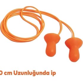 Resim Kulak Tıkacı 26 Db Yıkanabilir Ipli Tıkaç Gürültü Ses Önleyici Yüzme Su Kaçma Kulak Koruyucu 