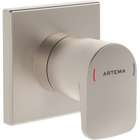 Resim Artema Root Square A4272934 Ankastre Stop Valf. Sıva Üstü. Fırçal Nikel 