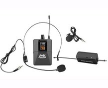 Resim Gold Audio GX-831Y Tekli Yaka Tipi Headset UHF Telsiz Mikrofon 