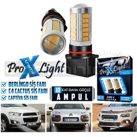 Resim Gündüz Far Ampulü Sinyal Park Led Turuncu Ampul Psx24W P13W 