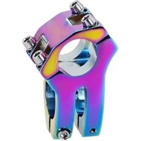 Resim Wake Rainbow Bisiklet Kısa Gidon Boğazı 40MM Bisiklet Yedek Parça Aksesuarı Wake Rainbow 