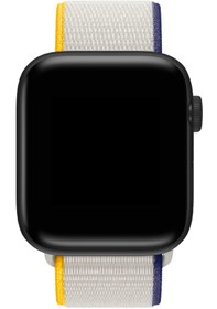 Resim Apple Watch Uyumlu Spor Loop Kordon Salt - 42 - 44 - 45 - 46 - 49mm M/L 