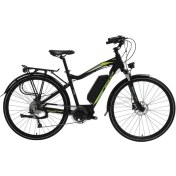 Resim Bisan E-City Elektrikli Şehir Bisikleti Siyah-Yeşil 48 cm 