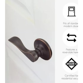 Resim Teknocan Marketing 700526 Springdale Geçit Salonu ve Dolap Kapı Kolu Yağ Ovuşturdu Bronz 
