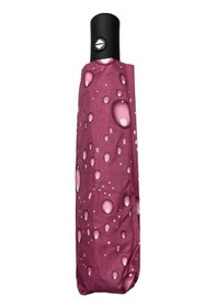 Resim Tam Otomatik Bordo Damla Desenli Şemsiye 7110c 709801 Bordo 