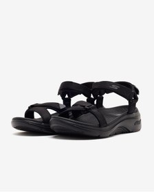 Resim Skechers Go Walk Arch Fıt 2.0 Sandal Kadın Siyah Sandalet 140876 Bbk Siyah 
