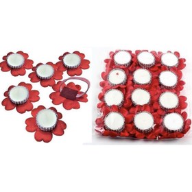 Resim Hobigram Kırmızı Kına El Mumu 12 Li – Özel Tasarım, Aksesuar, Kaliteli Üretim, Göz Alıcı Stil – Kına Eğlence 