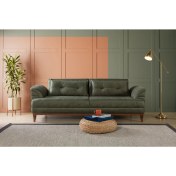 Resim Perla Sofa Madrid Üçlü Yataklı Koltuk Bora Yeşil 