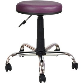 Resim Bürocci Metal Ayaklı Tabure-Mor-2999D0124 
