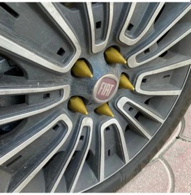 Resim Sivri Mermi Bijon Kapağı Sökme Aparatlı Altın Sarısı 17 mm (01) (Sts Oto Aksesuar) 