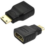 Resim Mini Hdmı Erkek To Hdmı Dişi Çevirici 