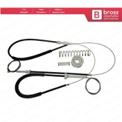 Resim Audi TT MK1 8N 8N3 8N9 1998-2006 2-Kapı İçin Sol Cam Kriko Seti 
