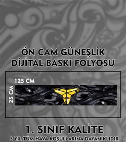 Resim 3M Kobra Yılan Güneşlik Folyo / Dijital Baskı / Yapışkanlı Folyo / Araç Sticker 