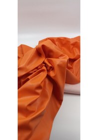 Resim Turuncu Deri Kumaş 