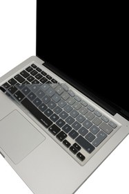 Resim Mcstorey Macbook Air Pro Klavye Koruyucu (TÜRKÇE Q) (ESKİ USB'Lİ MODEL 2008-2017) A1466 A1502 Uyumlu Ombre 