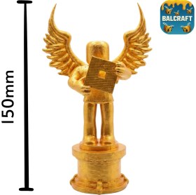 Resim BalCraft Türkiye Robloxy Bloxy Altın Renkli Hediyelik Ödül Kupası Çocuk Karne Hediyesi 