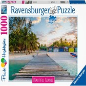 Resim Ravensburger 1000 Parça Puzzle Maldivler 169122 
