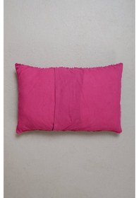 Resim Peraluna Foam Pıllow Şifon Şerit Triko Yastık Kılıfı 60x40 Cm Fuşya - Fuşya 