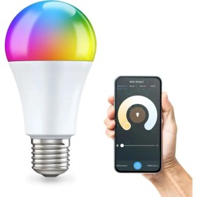 Resim Smyrna Store Wi-Fi Kontrollü Akıllı LED Ampul 10W E27 Sesli Kontrol (Alexa Siri Google) 16 Milyon Renk 