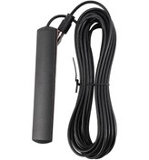 Resim Ant-309 Evrensel Araba Fm Radyo Siyah Amplifikatör Anten 85-112mhz 5m 