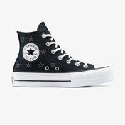 Resim Converse Chuck Taylor All Star Lift Platform Kadın Siyah Sneaker 