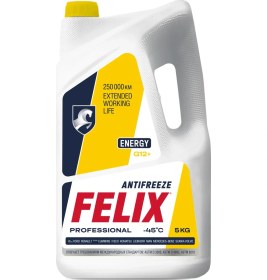 Resim Felıx Avto Felix Energy Antifriz, G12+, Sarı, Hazır, 5 Kg 144769119 Diğer 