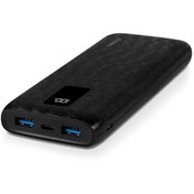 Resim ttec PowerSlim Trio LCD 10.000mAh PD 22,5W Dahili Kablolu Taşınabilir Şarj Aleti / Powerbank 