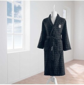 Resim Taç Lisanslı Beşiktaş Jakar Pamuk M Yetişkin Bornoz Siyah 000000015001997622 Siyah 