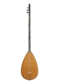 Resim Saz-z-2-4 Saz-z-2-4 Ceviz-abalone Klavye Uzun Sap Bağlama 