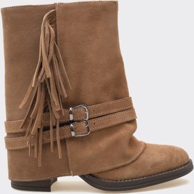 Resim SHOEMARK Leros Taba Hakiki Deri Süet Bot 