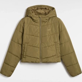 Resim Vans Mte Foundry Crop Puff Hood Bayan Ceket Vn000h5ecuq1 Yeşil 