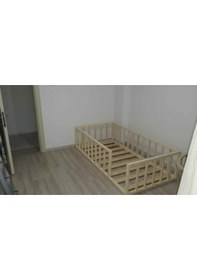 Resim Köşk_Mobilya Montessori Doğal Ahşap Çocuk Yatak Ahşap Yatak Müşteri Memnuniyet 