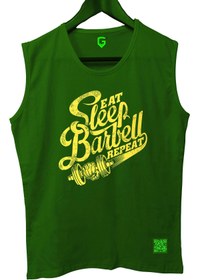 Resim TOP GLORY Sleepbarbellx Kolsuz Sporcu T-shirt Tank Top 