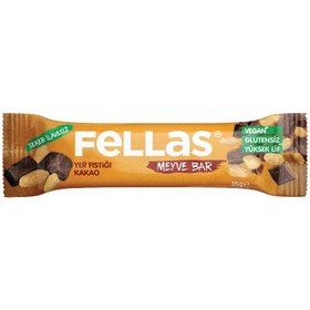 Resim Fellas Yer Fıstığı & Kakao Meyveli Bar 35 G 