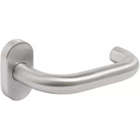 Resim Bulat Paslanmaz Çelikten Kapı Kolu 177979527 