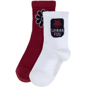 Resim U.S. Polo Assn. Kız Çocuk 2'li Soket Çorap 50311328-VR223 