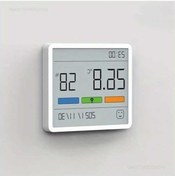 Resim Fastbuy Beyaz Dijital İç Mekan Termometre Higrometre Saatli Hava İstasyonu Pil İle Çalışır 