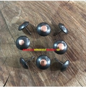 Resim Barok Kabara Raptiye Koltuk Çivisi Antik Siyah Çap 16 MM 30Adet 
