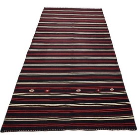 Resim Kilim Antik El Dokuma Yün Yağcıbedir Balıkesir Yörük Kilimi 0123 - Yeni - Çok Renkli 