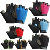 Resim Pengfushop5 Siyah Stil L Beden Unisex Parmaksız Eldivenler Kaymaz Sıkı Şok Emme Aşınma Mitten Doğa Sporları Binme Erkek Eldivenleri Guantes Invierno Mujer (Yurt Dışından) 