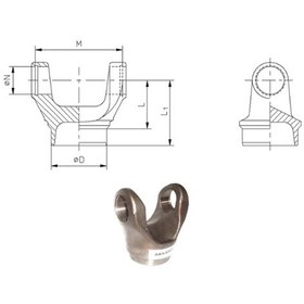 Resim Ford Transit 2.4 2.5 Tüp Çatal Mafsal (1982-92) 3.114.26.001.00 449263834 