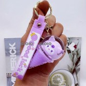 Resim Silver1 Gıoıo Yeni Sevimli Kedi Pençe Çapraz Giyinme Kurumi Bebek Araba Anahtarlık Büyük Kulak Köpek Çift Okul Çantası Hediye Anahtarlık Kolye (Yurt Dışından) 