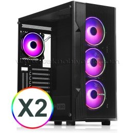 Resim Teknobiyotik X2 AMD Ryzen 5 5600 3.5GHz, RTX4060 8GB, 16GB Ram, 500GB m.2 SSD Oyuncu Bilgisayarı 