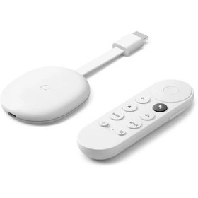 Resim Google Chromecast Tv 4K Medya Oynatıcı Beyaz 