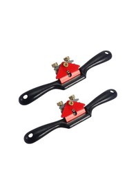 Resim 2 Adet Ayarlanabilir Spokeshave Düz Tabanlı Ahşap Tıraş Makinesi Ahşap Çalışma Ahşap El Sanatları El Aleti Ahşap Oymacı 