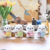 Resim Baijiafu2 Yeni 1 Adet Dört Inç Iyi Şanslar Karikatür Peluş Oyuncak Bebek Anahtarlık Sevimli Bebek Anahtar Küçük Kolye Seti (Yurt Dışından) 