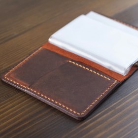 Resim Hi Leather Hakiki Deri Araç Ruhsat Kılıfı - Kabı Rose İsimli. Kişiye Özel 